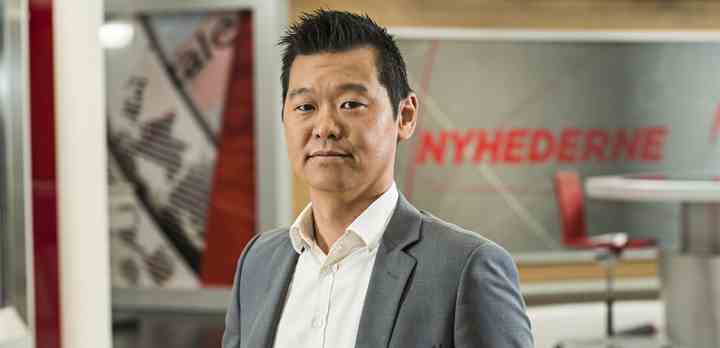 Nyhedschef Jacob Kwon er bl.a. chef for  TV 2 Nyhederne i Odense. (Foto: Per Arnesen / TV 2)