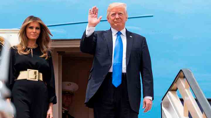 TV 2 og TV 2 NEWS er med, når DonaldTrump er på sin første udlandsrejse som USA's præsident. (Foto: Scanpix / TV 2)
