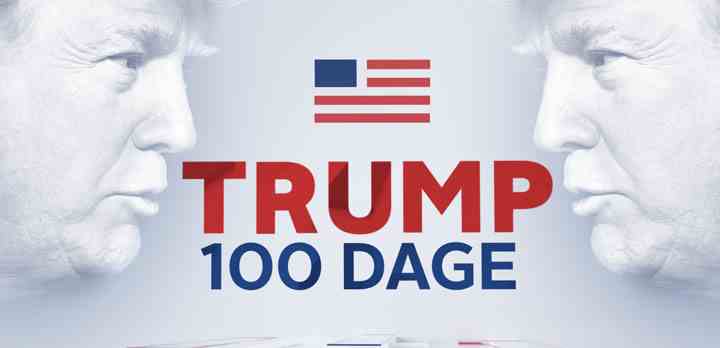 Lørdag 29. april har Donald Trump siddet som USA's præsident i 100 dage. (Foto: TV 2)