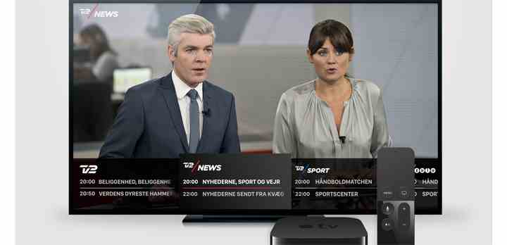 Udover muligheden for at se TV 2 PLAY med den nyeste udgave af Apple TV er det også muligt at se TV 2 PLAY via AirPlay på den tidligere udgave af Apple TV. (Foto: TV 2)