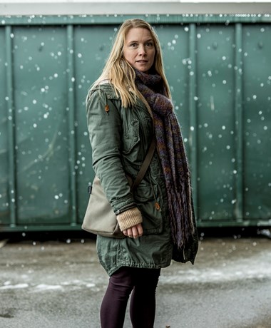 Stina Mølgaard som Mie i 'Minkavlerne II' fra 2021.
