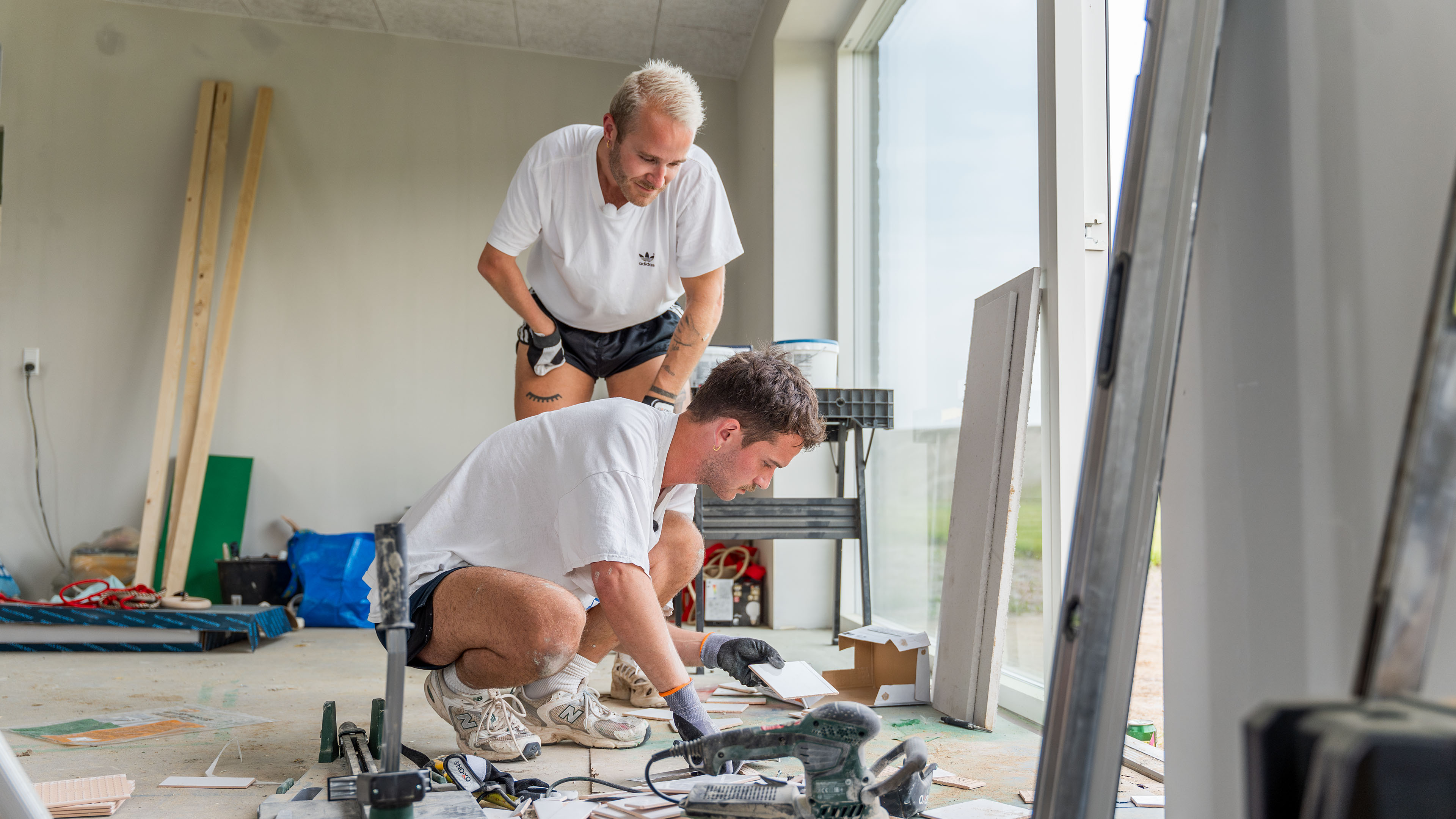 Rødt hus - Matias og Rasmus.