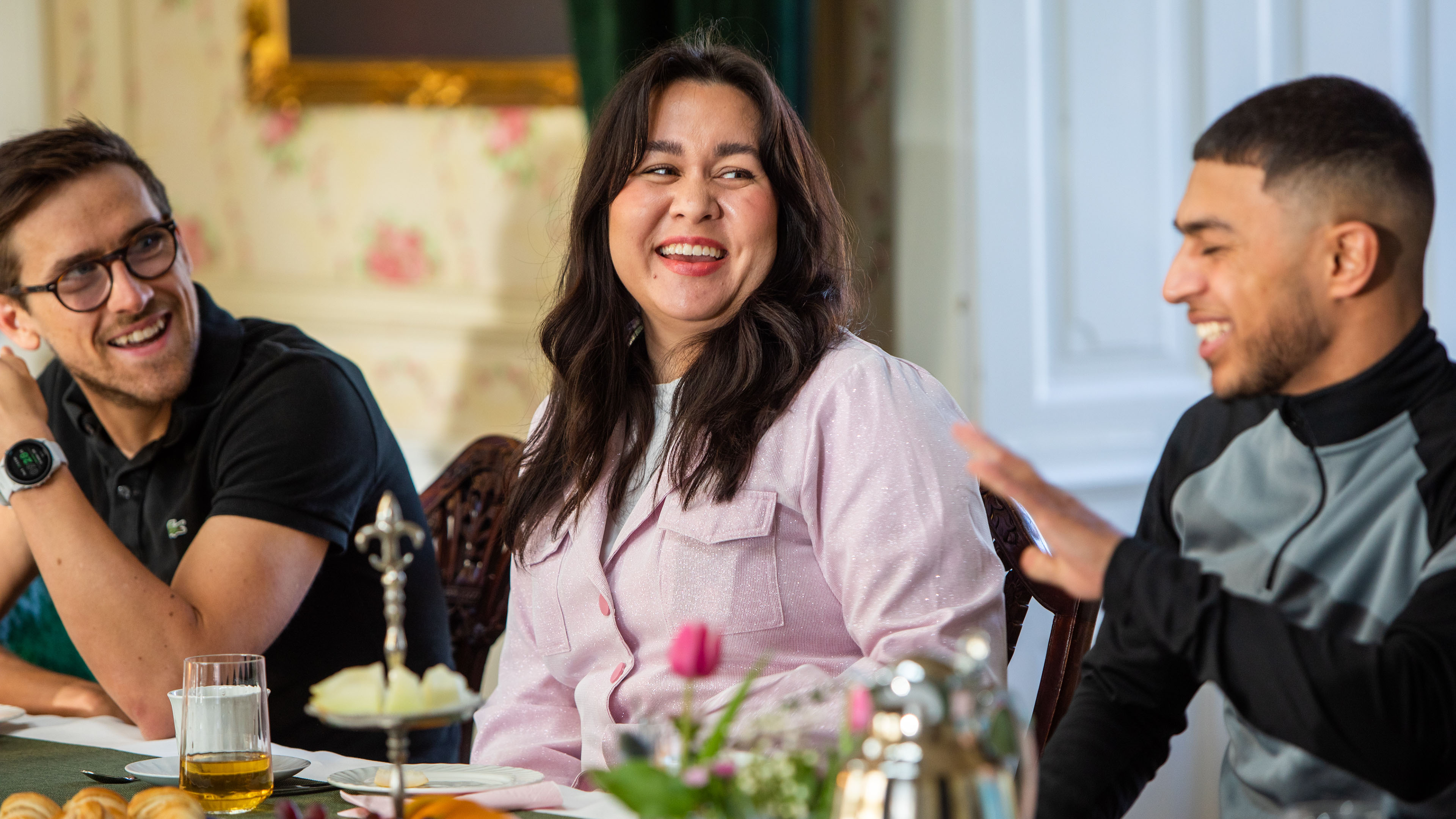 Jacob, Natasha og Tarek