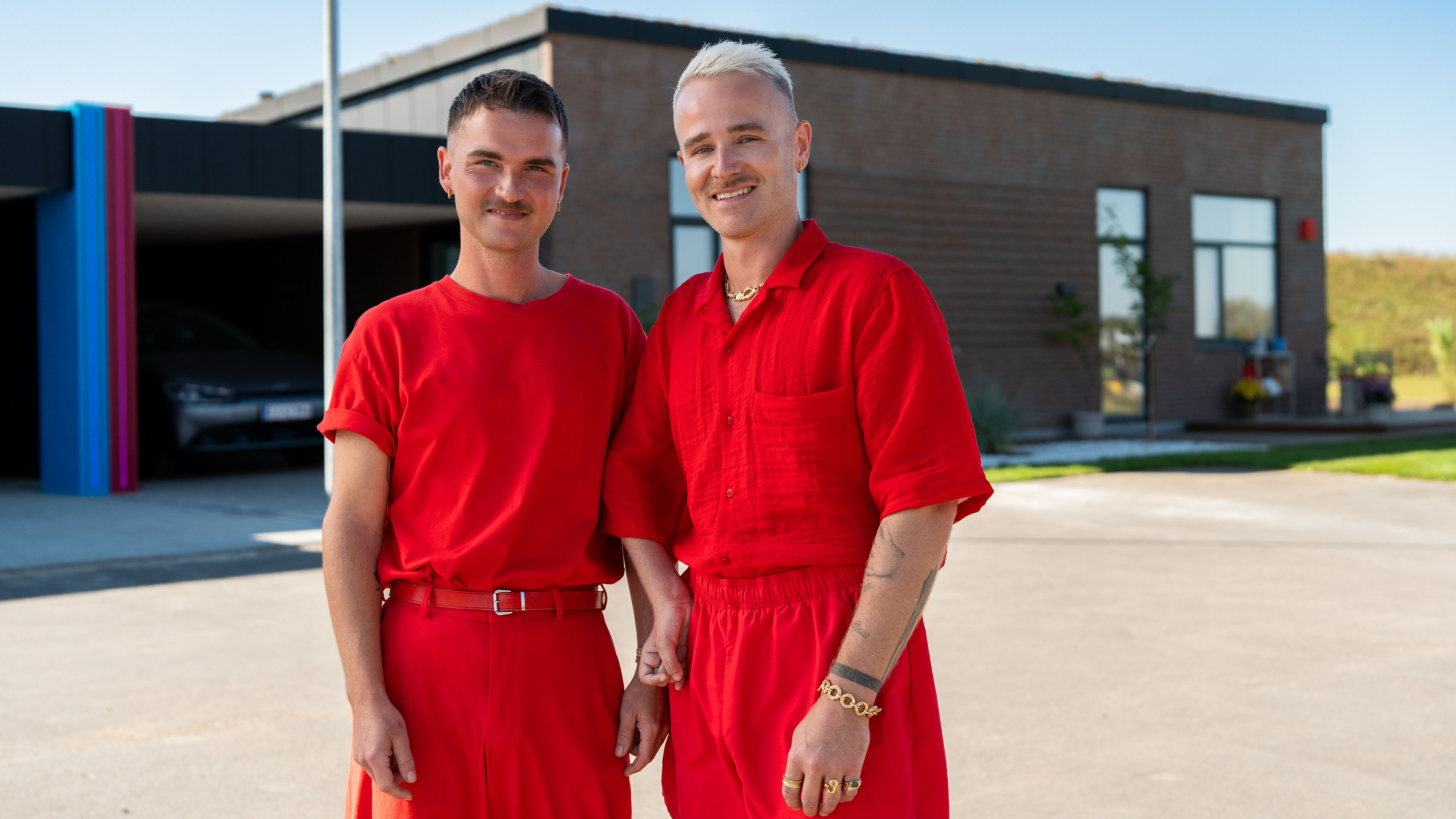 Rødt hus - Matias og Rasmus.