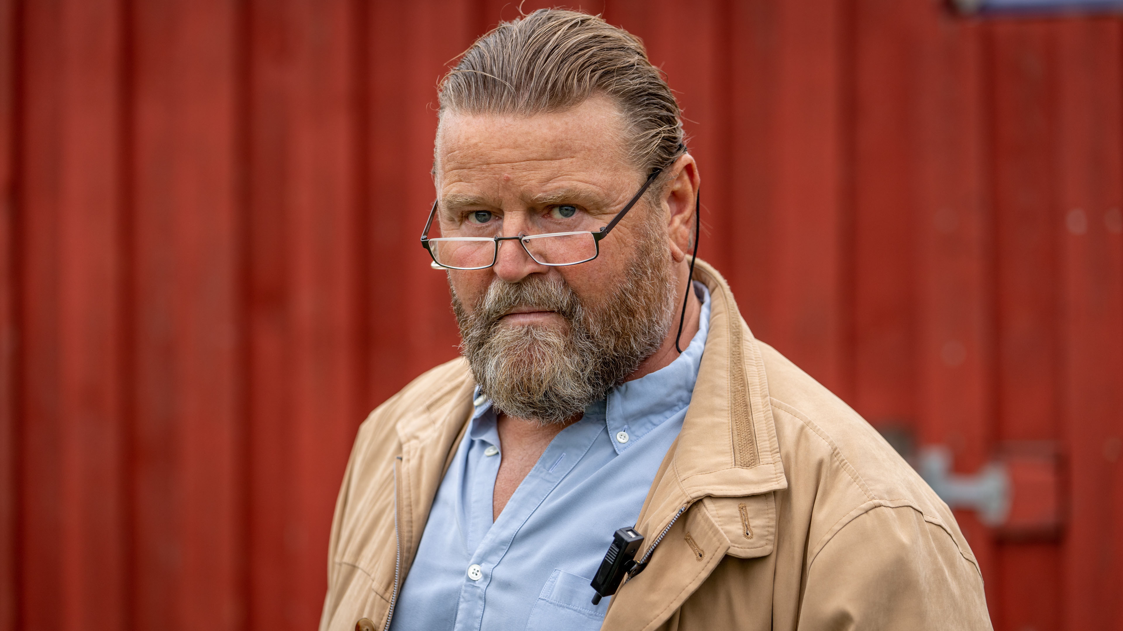 Peter Gantzler som Svend Johansen i den danske krimiserie 'Sommerdahl III' fra 2021.