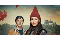 Tinka (Josephine Chavarria Højbjerg) og Lasse (Albert Harson).