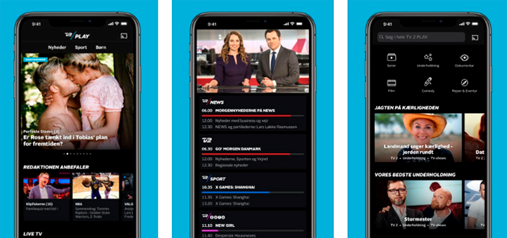 TV 2 PLAY-appen er blevet redesignet og udviklet fra bunden med fokus på Content Discovery, der skal gøre det lettere for brugerne at finde alt det gode indhold fra TV 2.