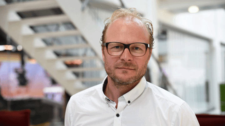 Anders Kring, der starter på TV 2 mandag 9. maj, glæder sig til at blive en del af TV 2s digitale transformation. (Foto: TV 2)