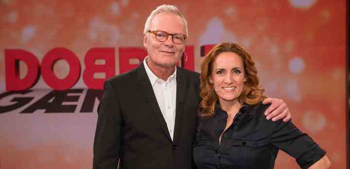 Jarl Friis-Mikkelsen og Camilla Miehe-Renard er værtspar på 'Dobbeltgænger', som har premiere på TV 2 CHARLIE 17. april. (Fotos: Per Arnesen / TV 2)