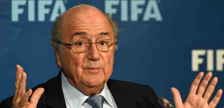 Præsident for fodboldforbundet FIFA, Sepp Blatter, afviser anklager om korruption. (Foto: Fadel Senna / TV 2)
