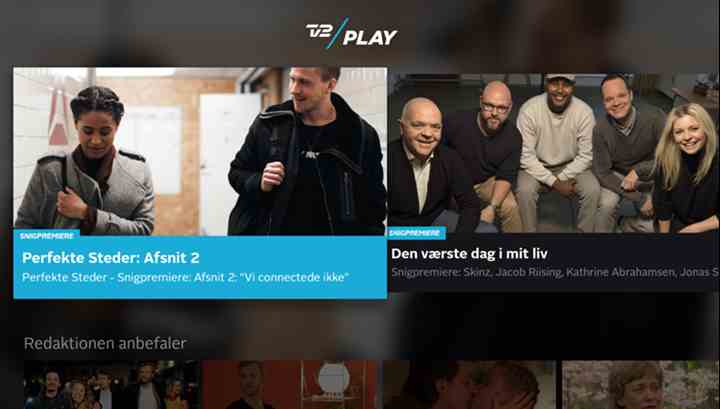 TV 2s streamingtjeneste TV 2 PLAY er nu tilgængelig som app på Android TV. (Foto: TV 2)