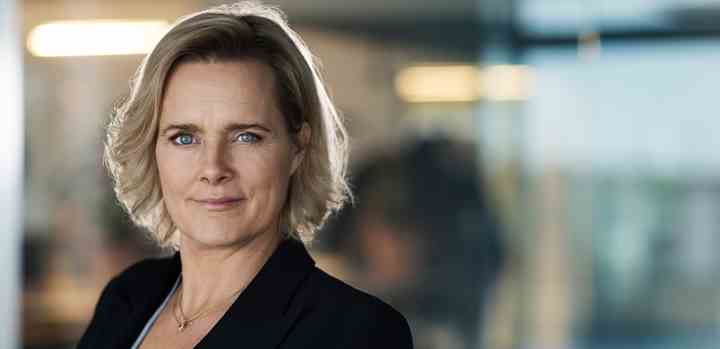 TV 2s administrerende direktør, Anne Engdal Stig Christensen. (Fotos: Miklos Szabo / TV 2)