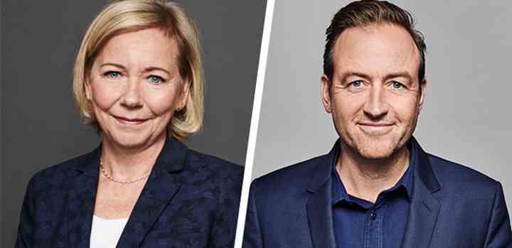 Anette Rømer stopper til sommer på TV 2, og Sune Roland overtager ledelsen af Programindkøb, som bliver en del af TV 2 PLAY Indhold. (Fotos: Michael Langhoff / TV 2)
