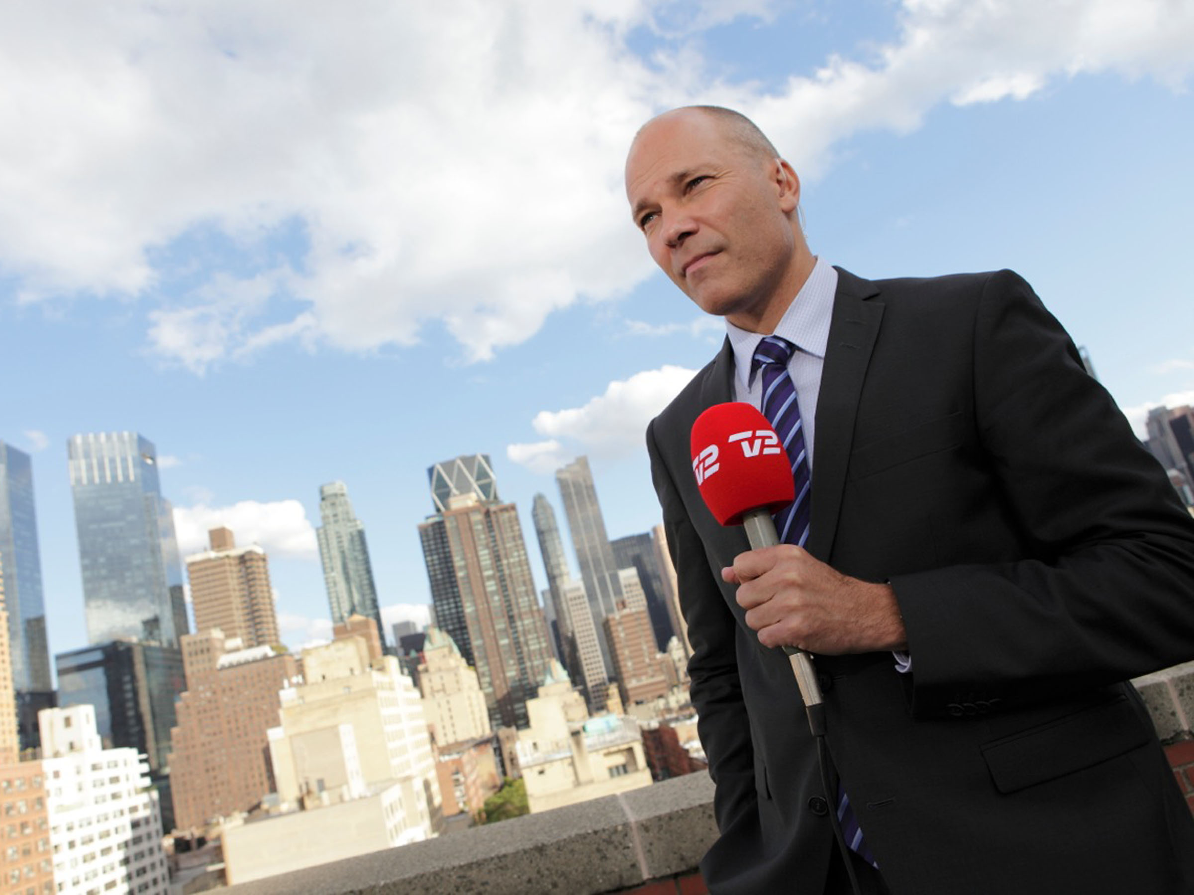 TV 2s USA-korrespondent Jesper Steinmetz. (Foto: TV 2)
