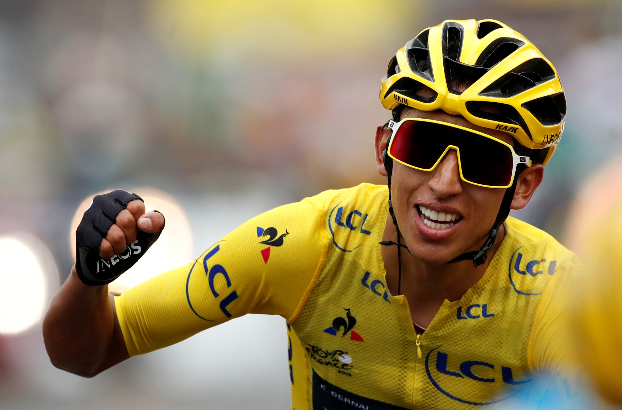 Egan Bernal fra Team Ineos vandt Tour de France i 2019 - kan han gøre det igen? (Foto: Christian Hartmann / Ritzau Scanpix / TV 2)