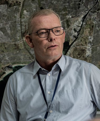 Søren Malling spiller drabschef Jens Møller i 'Efterforskningen'.