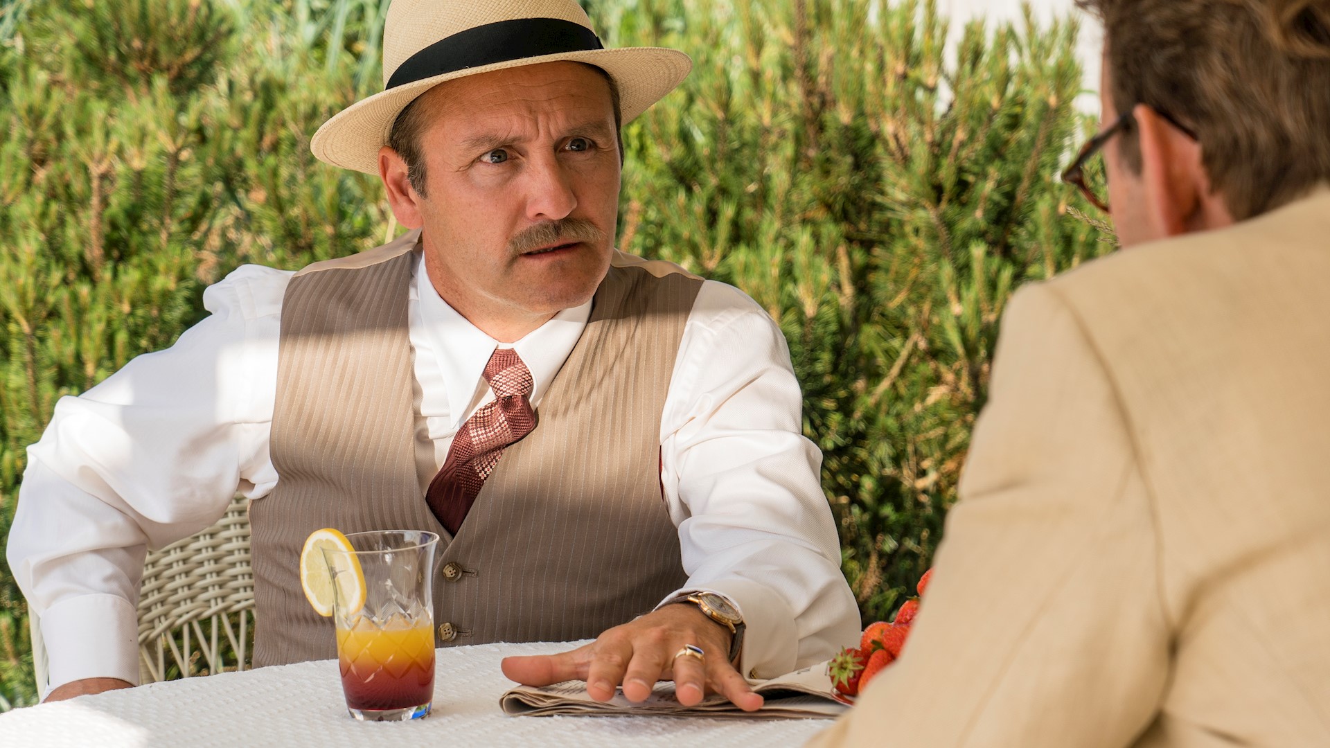 Fra den seneste sæson af 'Badehotellet', der er nomineret til TV-Guld. Sæson 8 af 'Badehotellet' har premiere på TV 2 og TV 2 PLAY mandag 1. februar 2021. (Foto: Mike Kollöffel / TV 2)