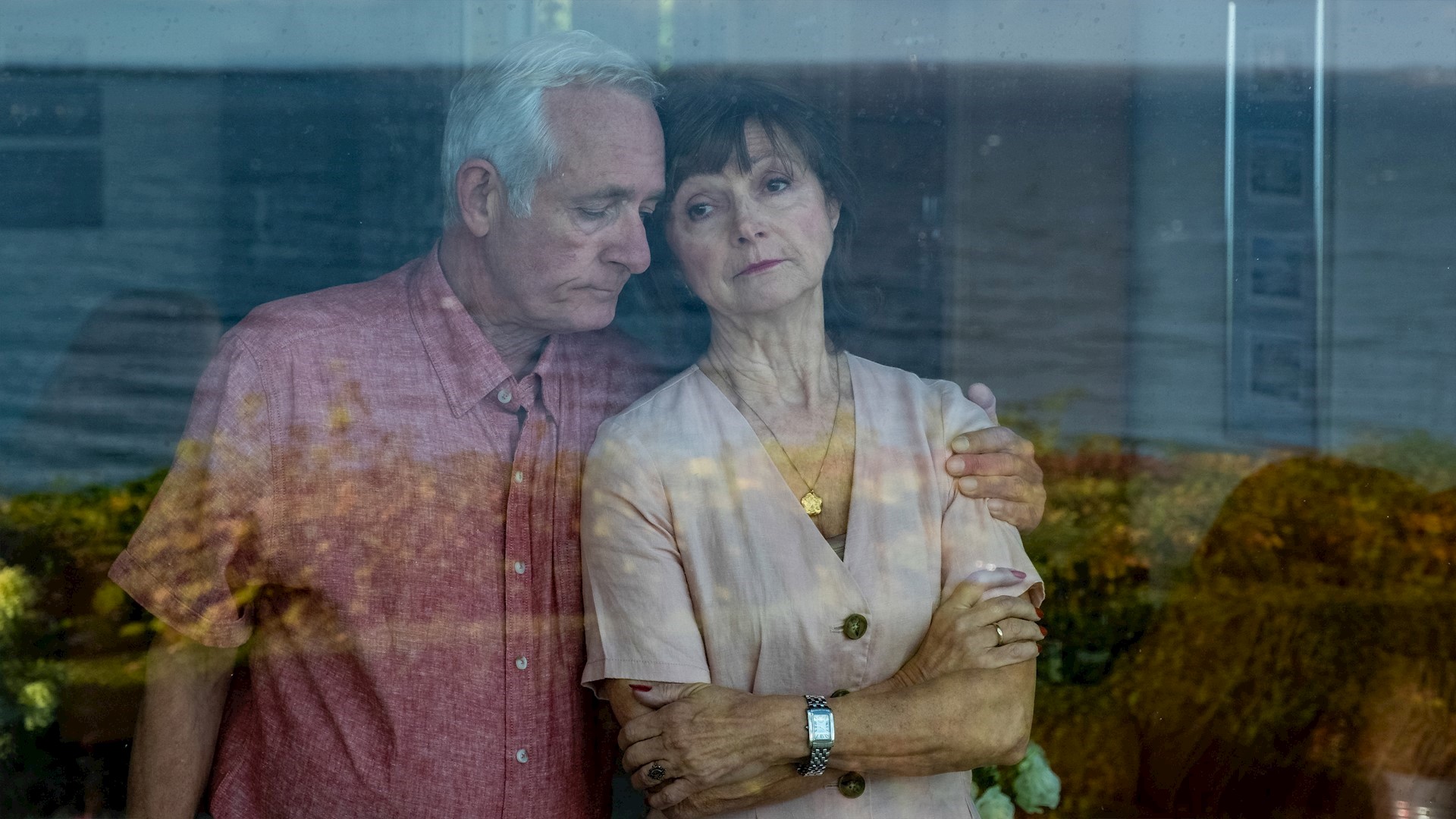 Peter Hesse Overgaard som Preben Wust og Sonja Oppenhagen som Lise Pedersen i 'Sommerdahl' fra 2021.