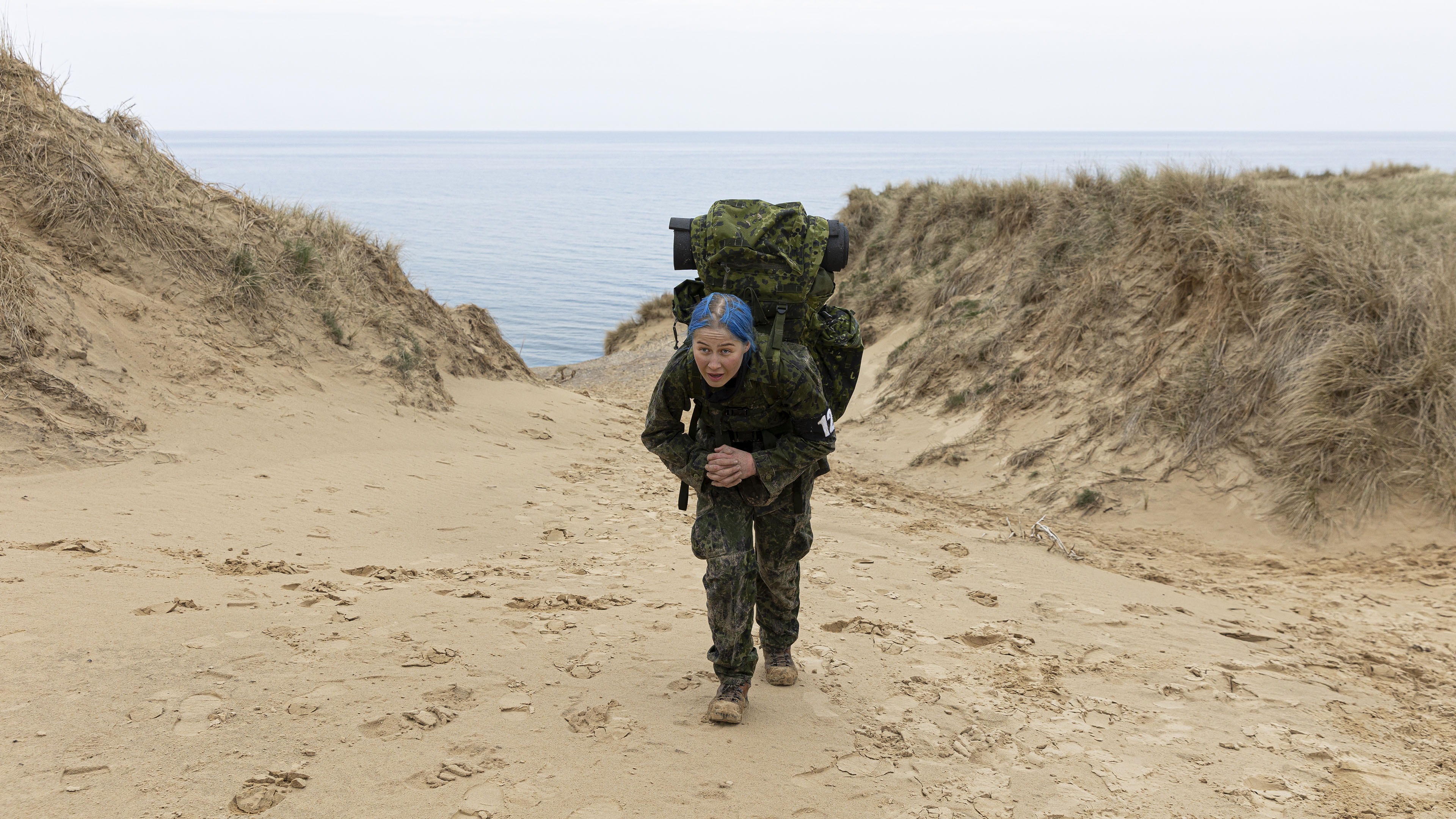 Ukaleq Slettemark i 'Korpset - gjort af det rette stof'.