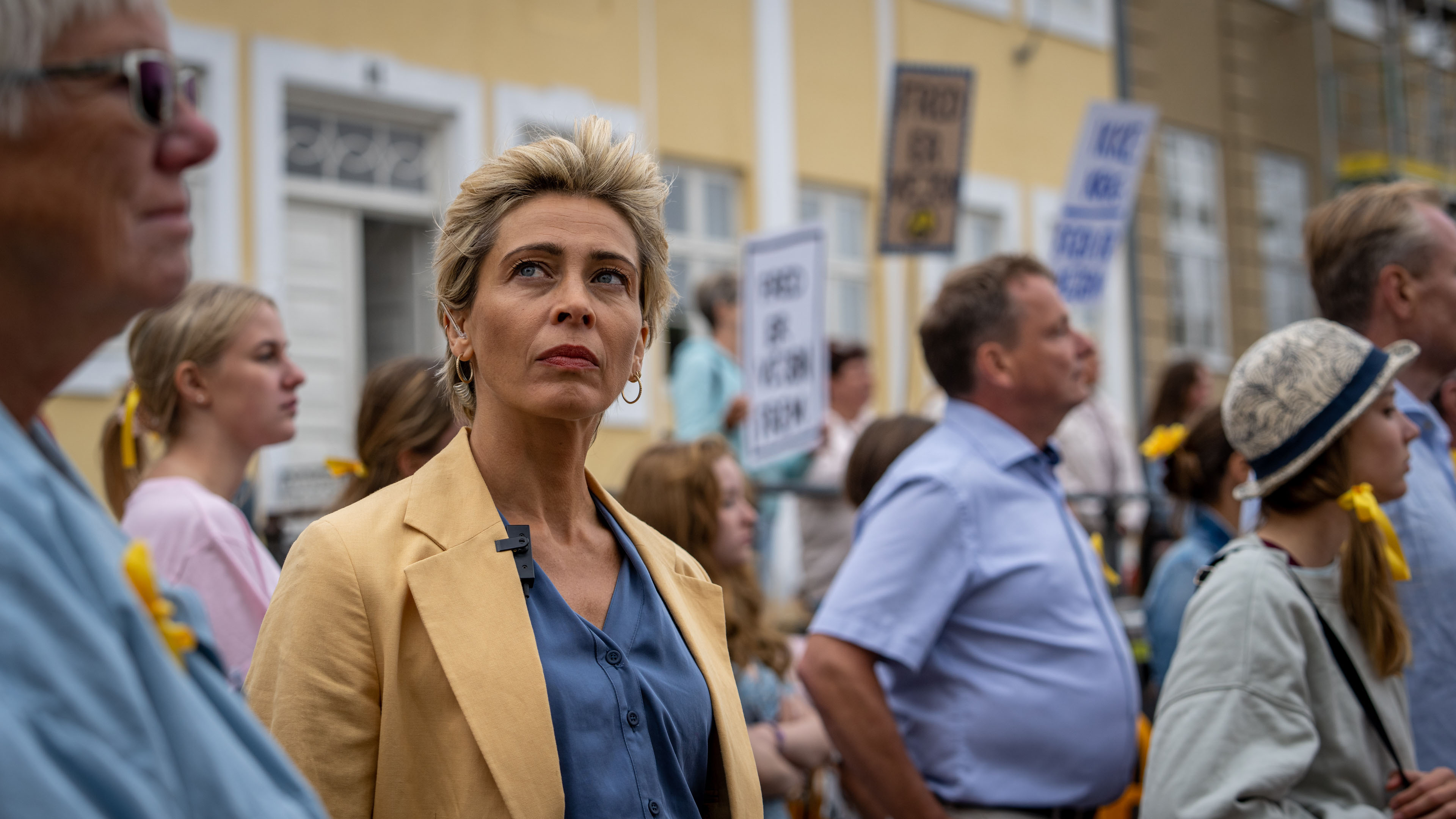 Laura Drasbæk som Marianne Sommerdahl i den danske krimiserie 'Sommerdahl III' fra 2021.