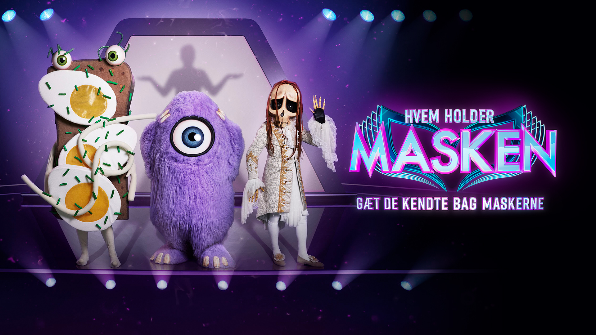 'Hvem holder masken?' kan ses på TV 2 PLAY og TV 2 fra lørdag 6. november. (Foto: Nicolas Tobias Følsgaard / TV 2)