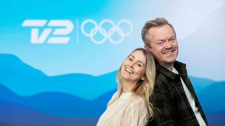 Camilla Martin og Thomas Bilde er to af værterne, når TV 2 sender update- og magasinprogrammer om OL i Beijing. (Foto: Peter Leth-Larsen / TV 2)