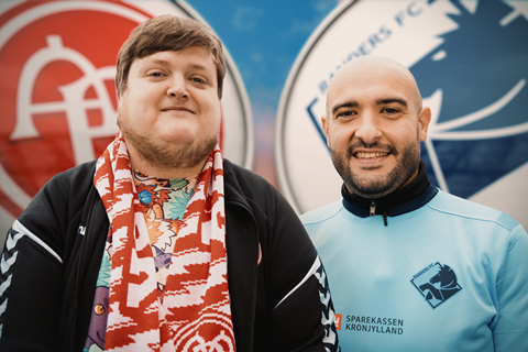 Kenny er AAB-fan og Shahab er Randers-fan. Mød dem i 'Mere end en klub'.