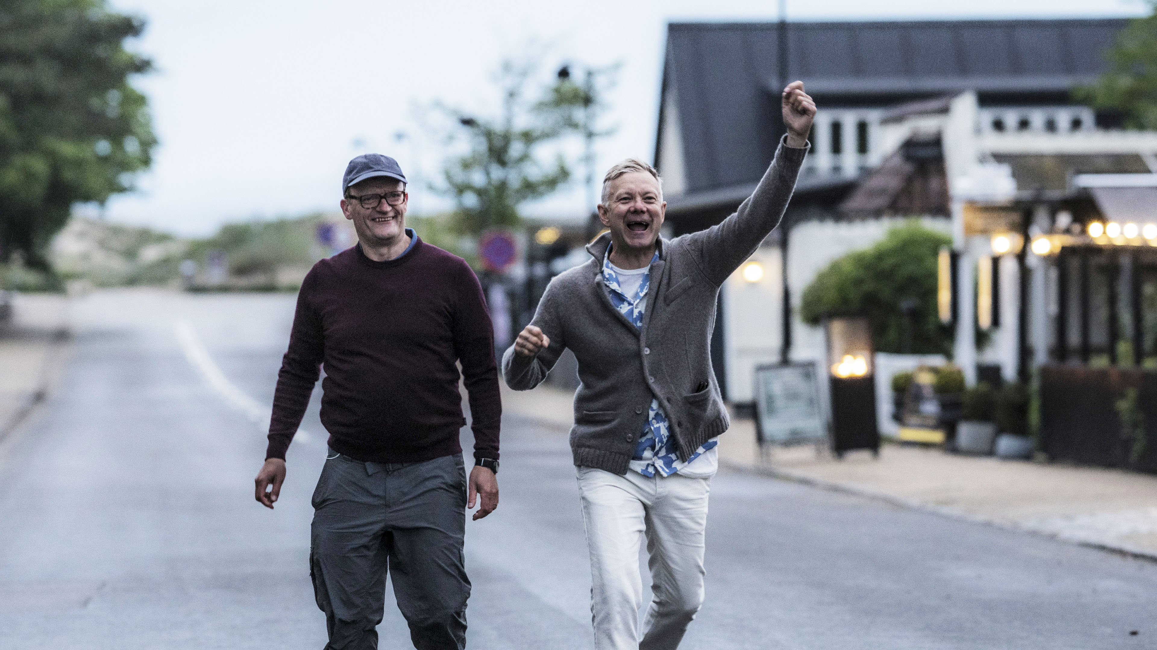 Frank (Frank Hvam) og Casper (Casper Christensen) i 'Klovn' 9.