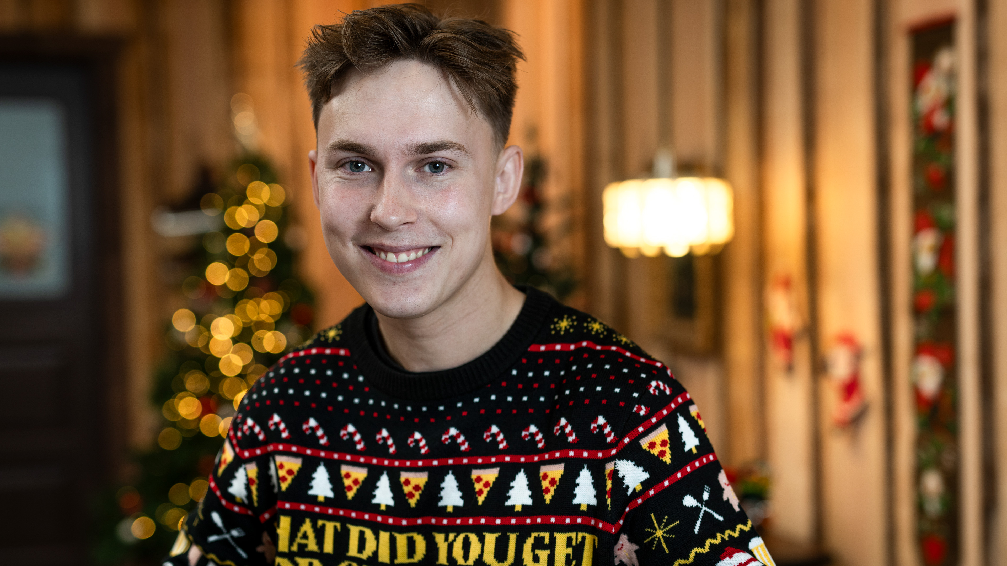 Mikkel Trier i '24 stjerners julekalender'.