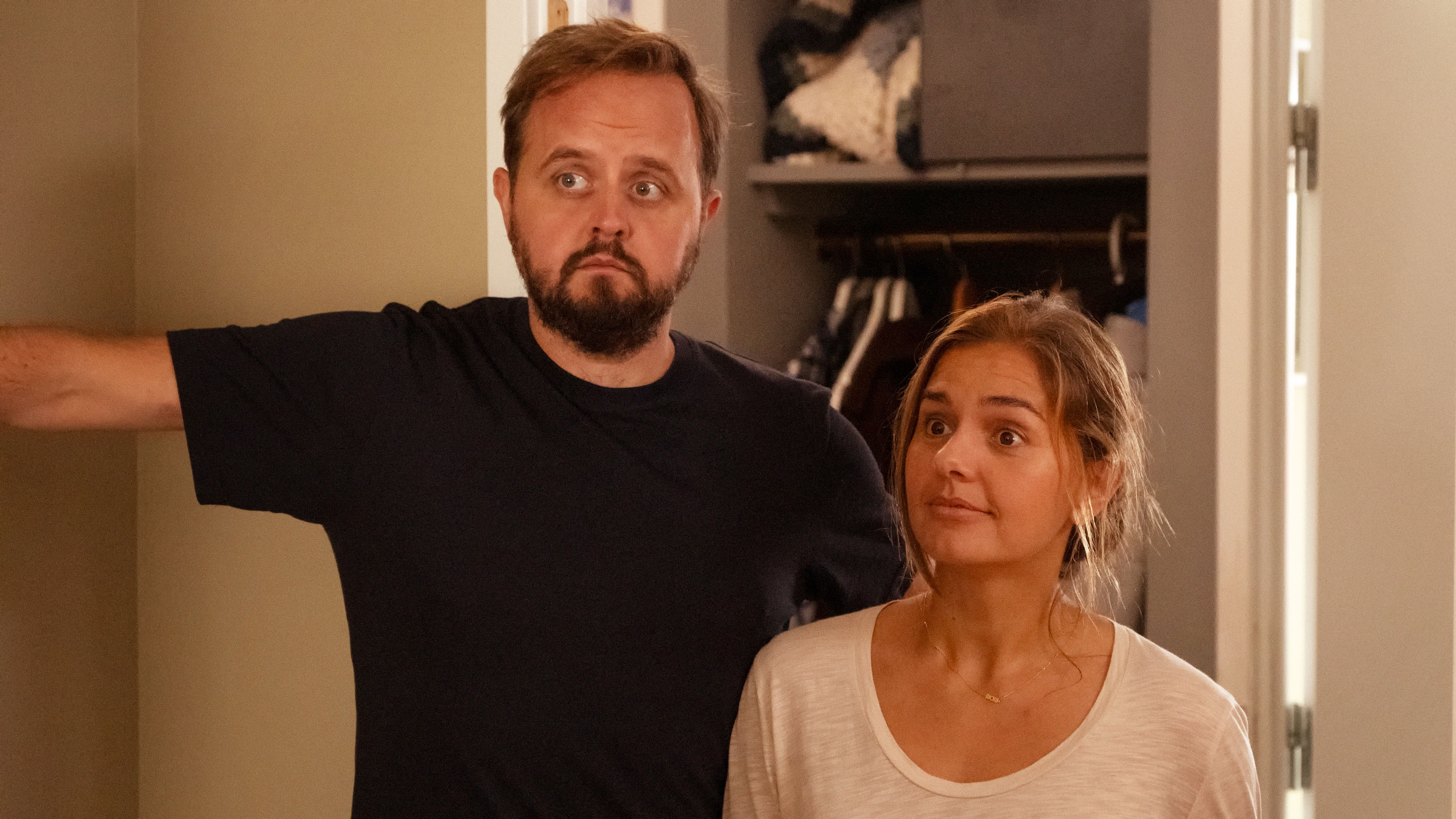 Mathias (Magnus Millang) og Louise (Stephania Potalivo) i 'De bedste år'.