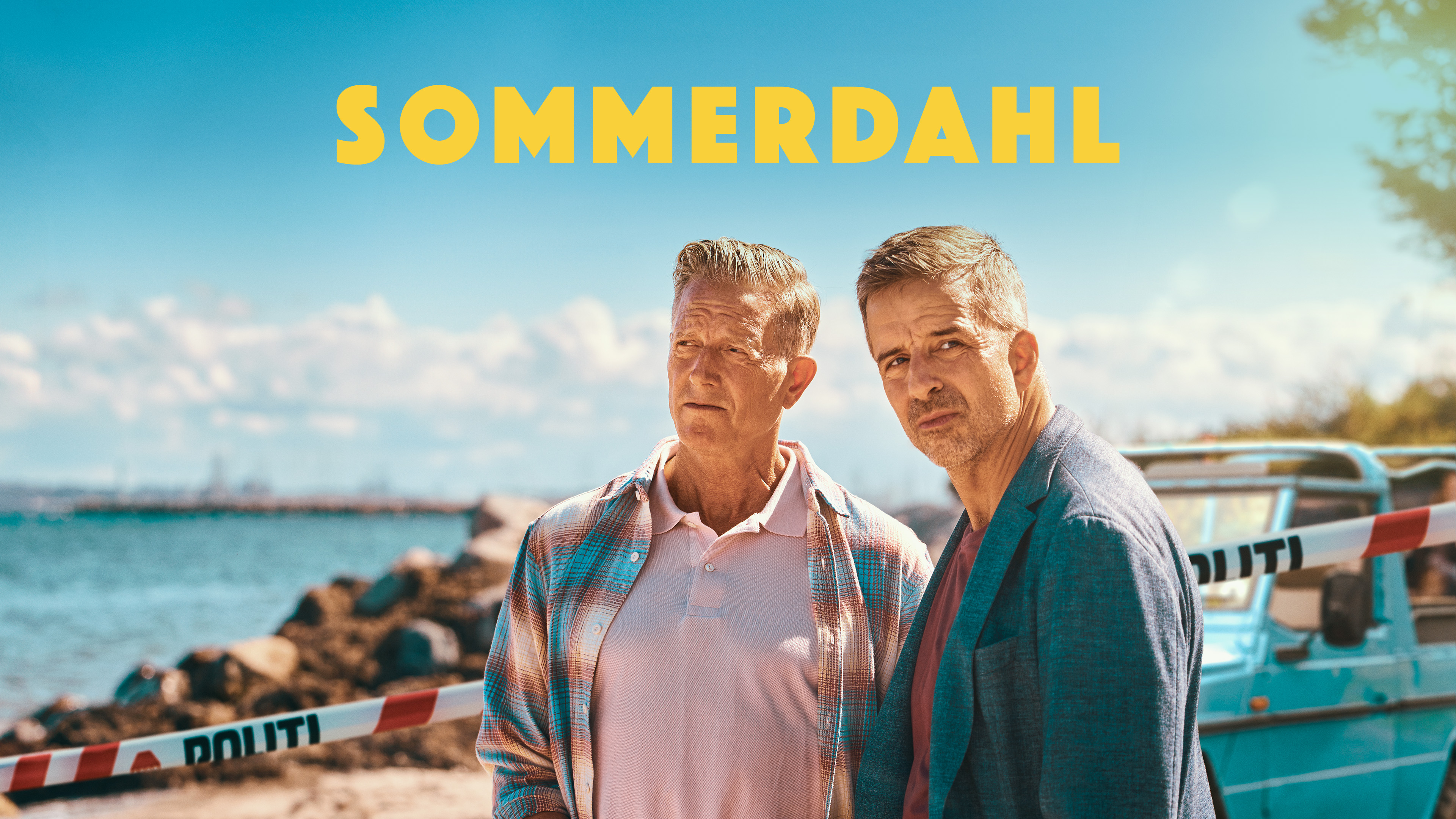 Dan Sommerdahl (Peter Mygind) og Flemming Torp (André Barbikian) i 'Sommerdahl'.