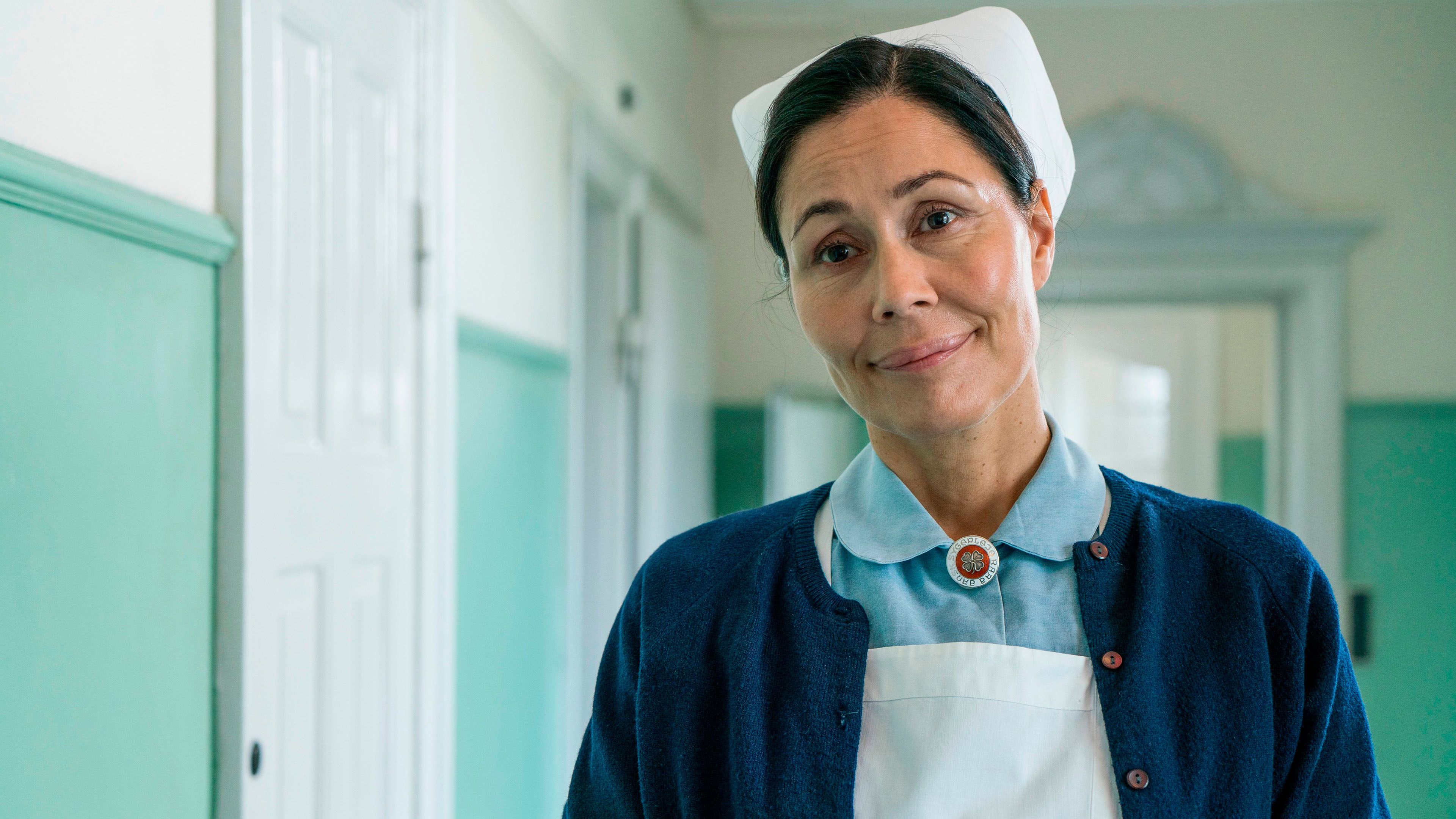 Nukâka Coster-Waldau som Helene Sandholt i 'Sygeplejeskolen IV' fra 2020.