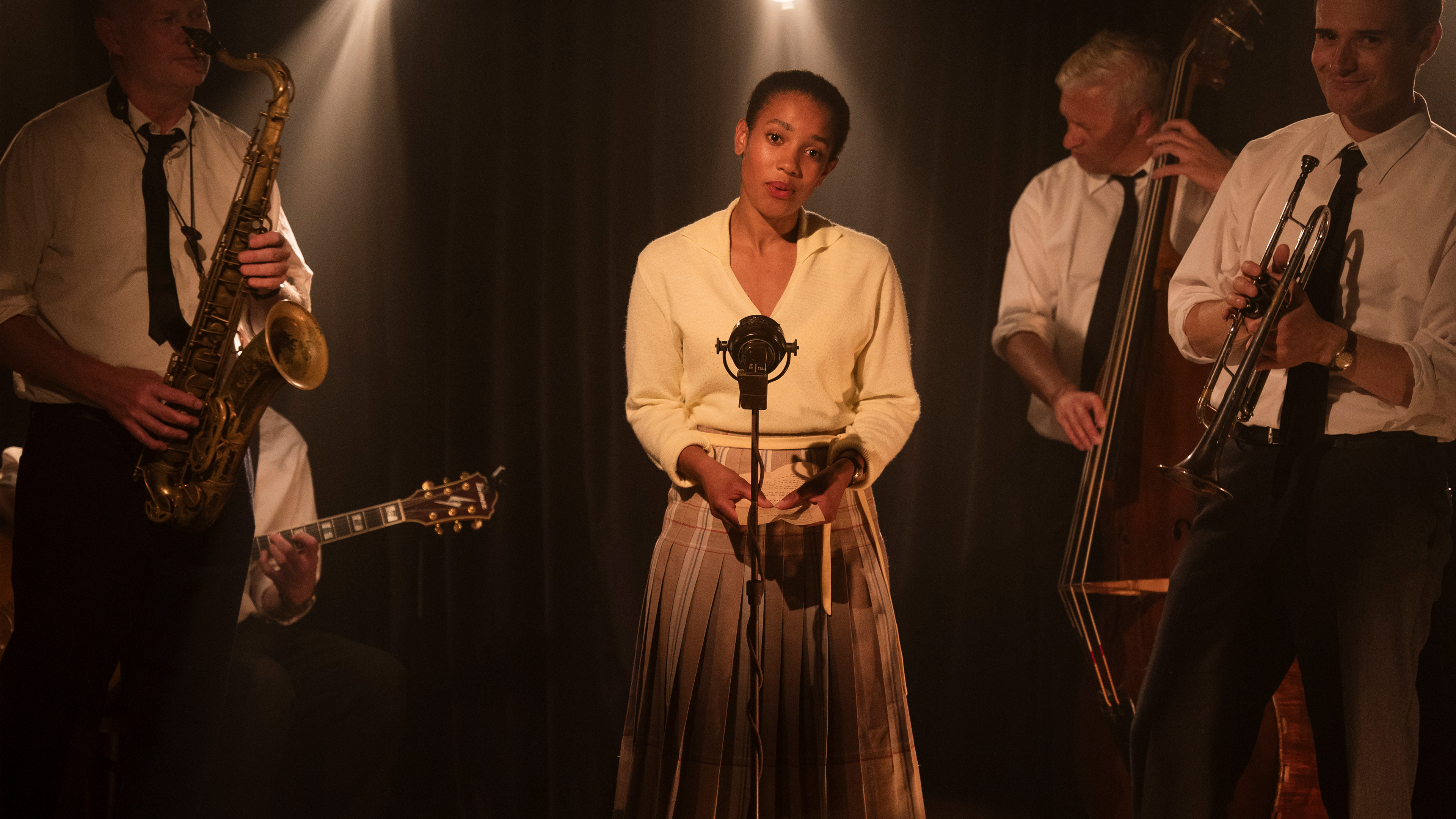 Michelle Porter (Malaika Berenth Mosendane) i syvende sæson af 'Sygeplejeskolen'.