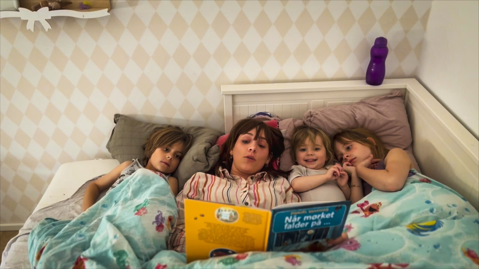 Lisbeth og børnene.