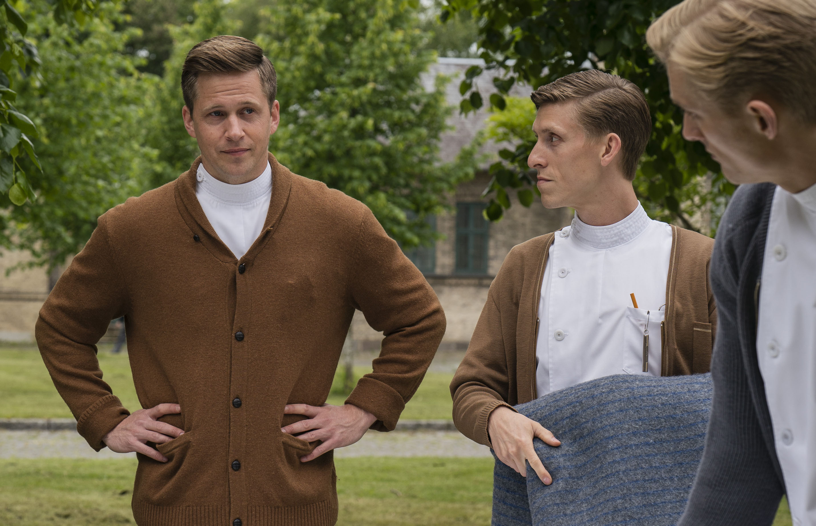 Aksel (Jakob Åkerlind) og Peter (Mikkel Becker Hilgart) i 'Sygeplejeskolen' V. 