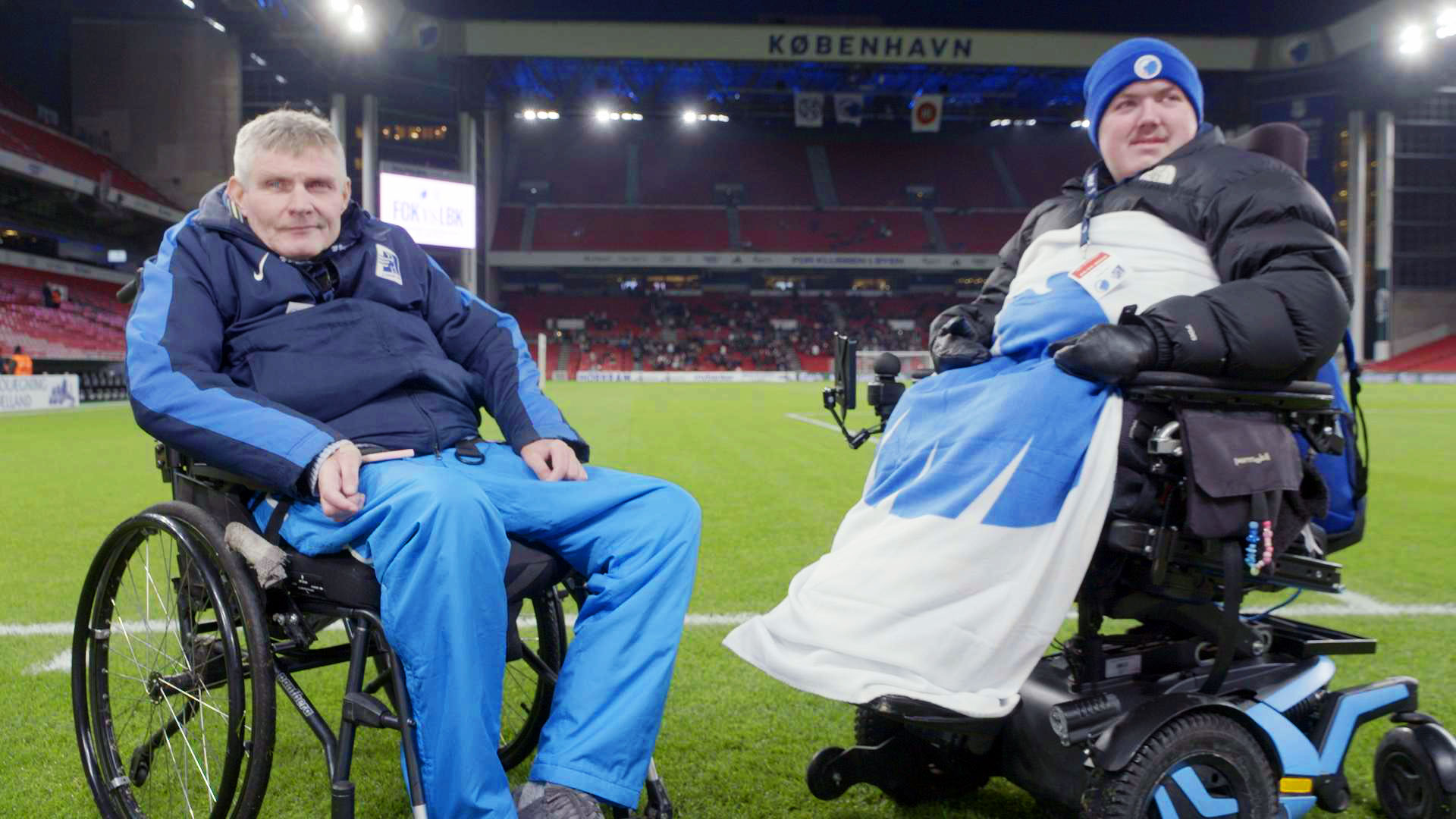 Michael er Lyngby-fan og Malthe er fan af FC København. 