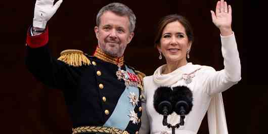 Kong Frederik 10. og dronning Mary 14. januar 2024 (Foto: Bo Amstrup / Ritzau Scanpix / TV 2)