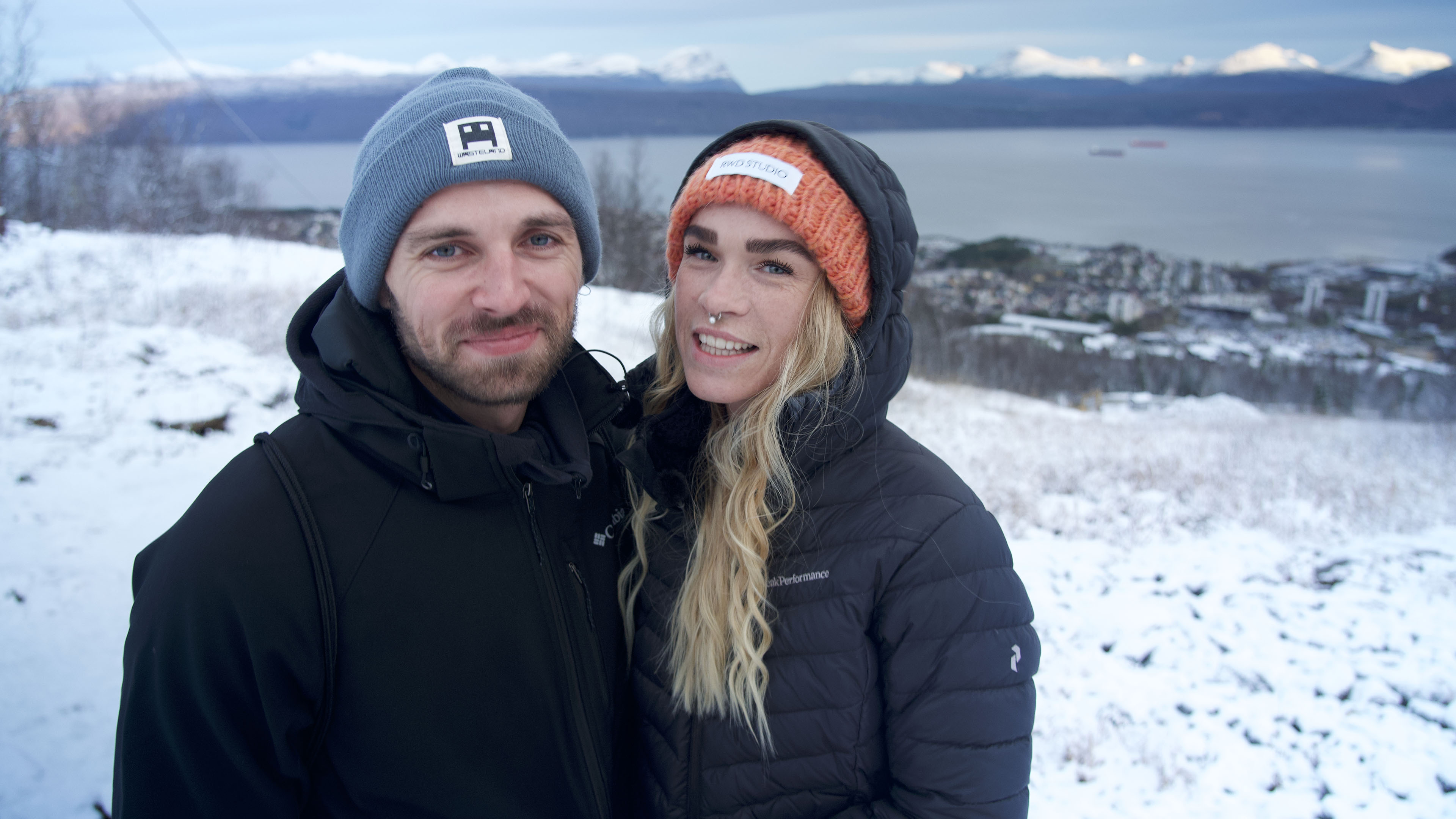 Mikkel og Rakel i Narvik. 