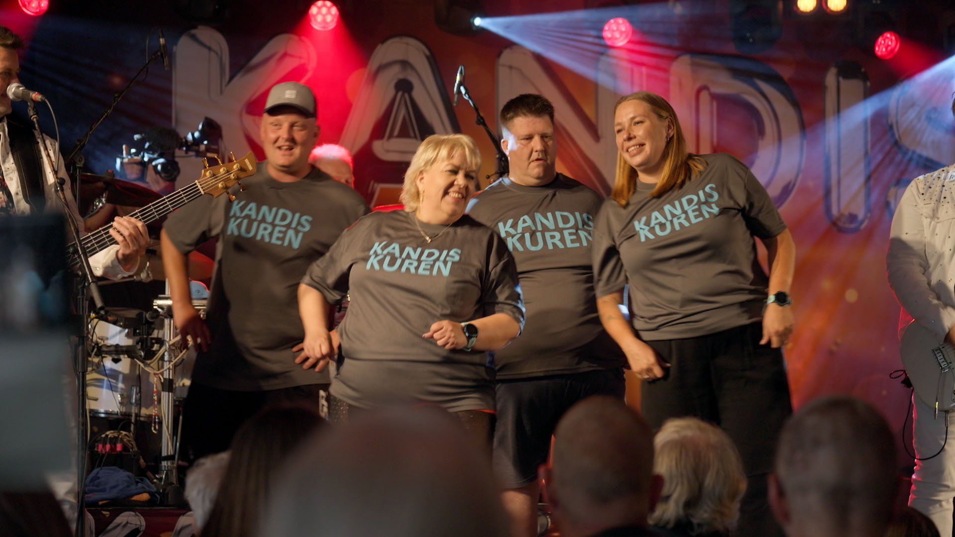 Fra venstre Rico, Karina, Jimmi og Pernille.