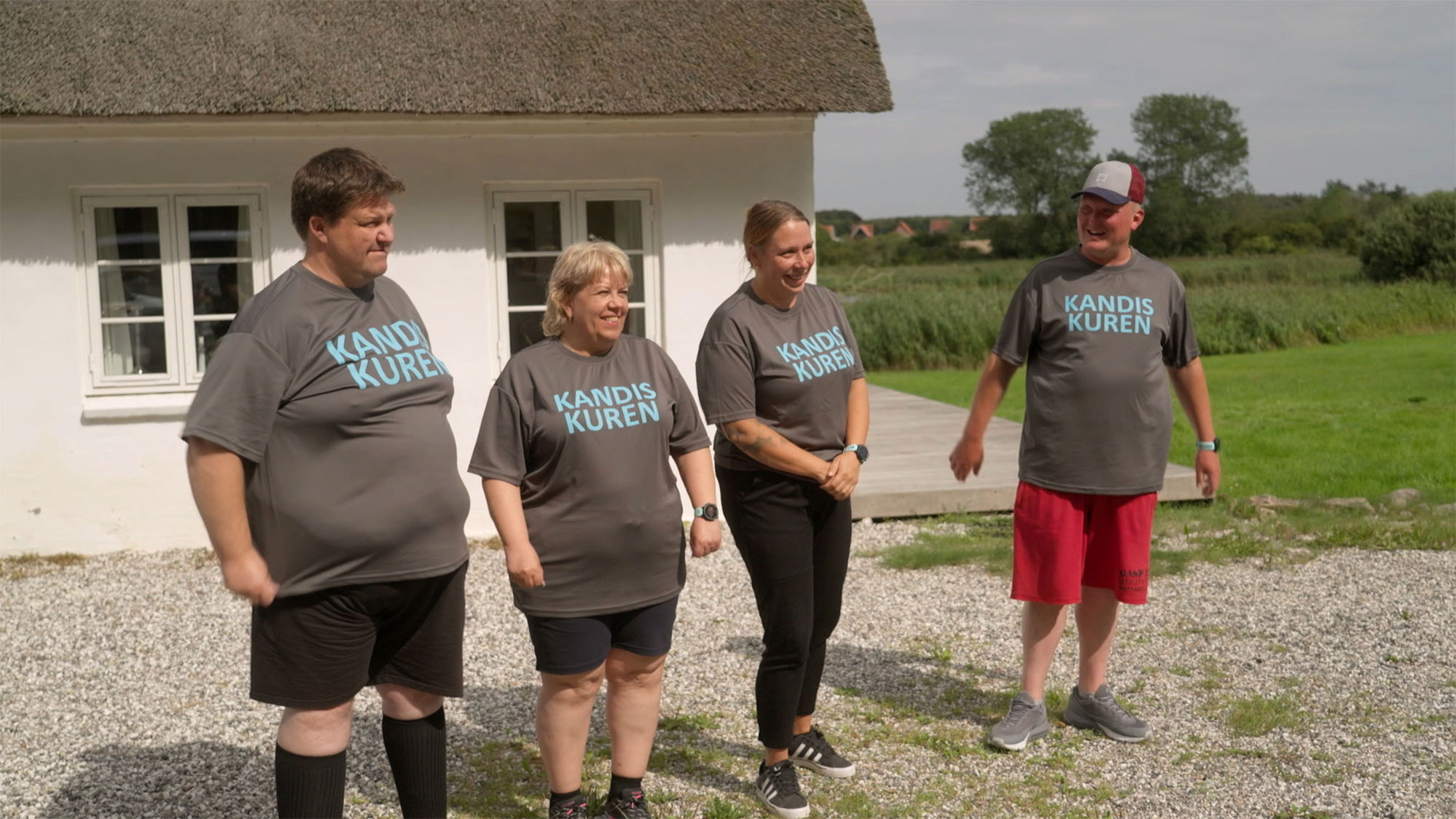 Fra venstre Jimmi, Karina, Pernille og Rico.