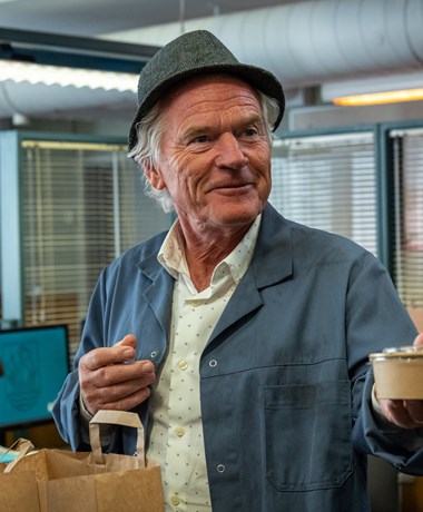 Kurt Ravn som Otto i den danske krimiserie 'Sommerdahl III' fra 2021.