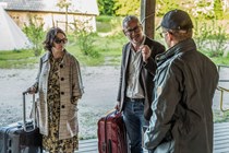 Mia (Mia Lyhne, Eske Willerslev og Frank (Frank Hvam) i 'Klovn' 9.