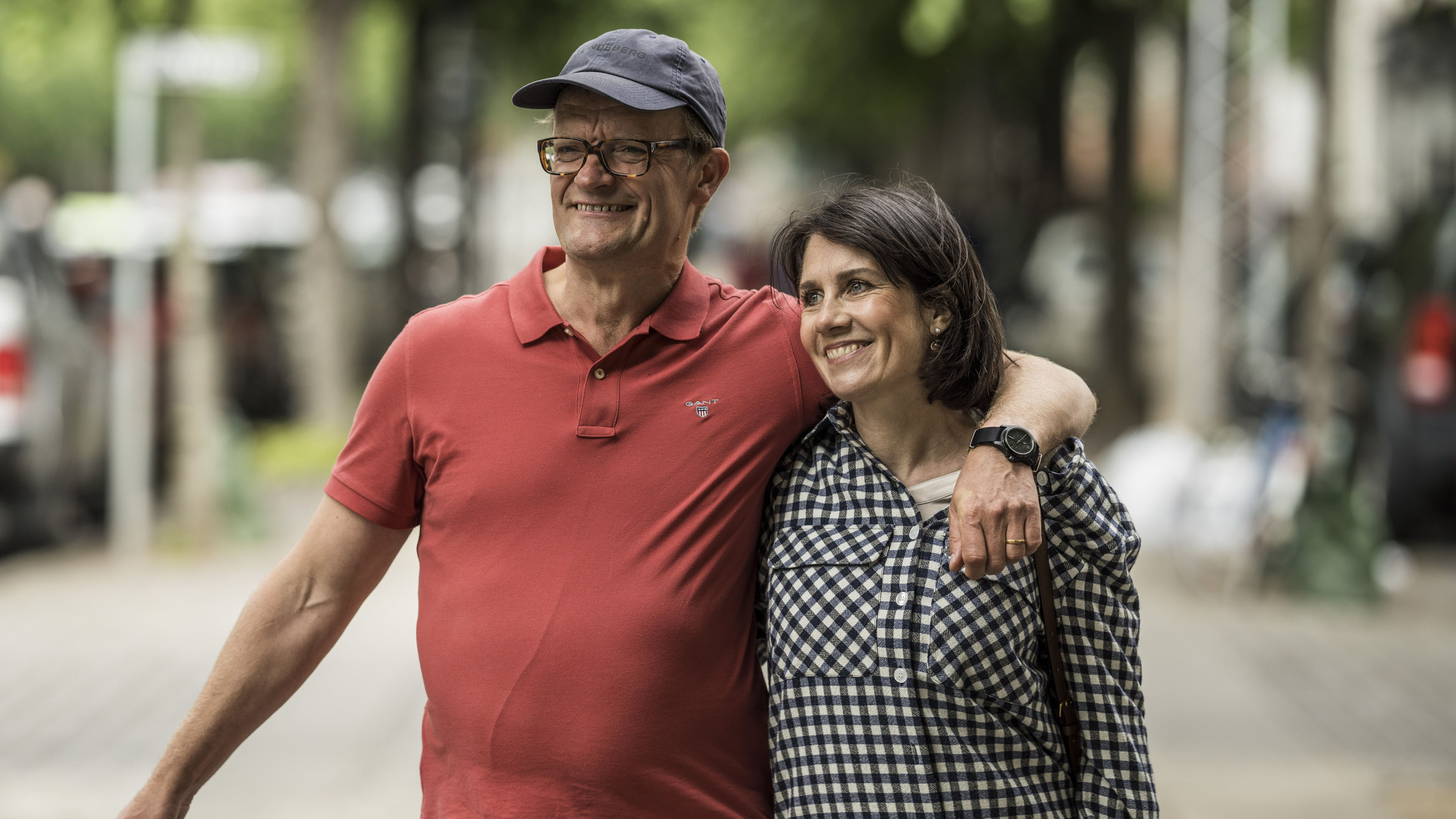 Frank (Frank Hvam) og Mia (Mia Lyhne) i 'Klovn' 9.