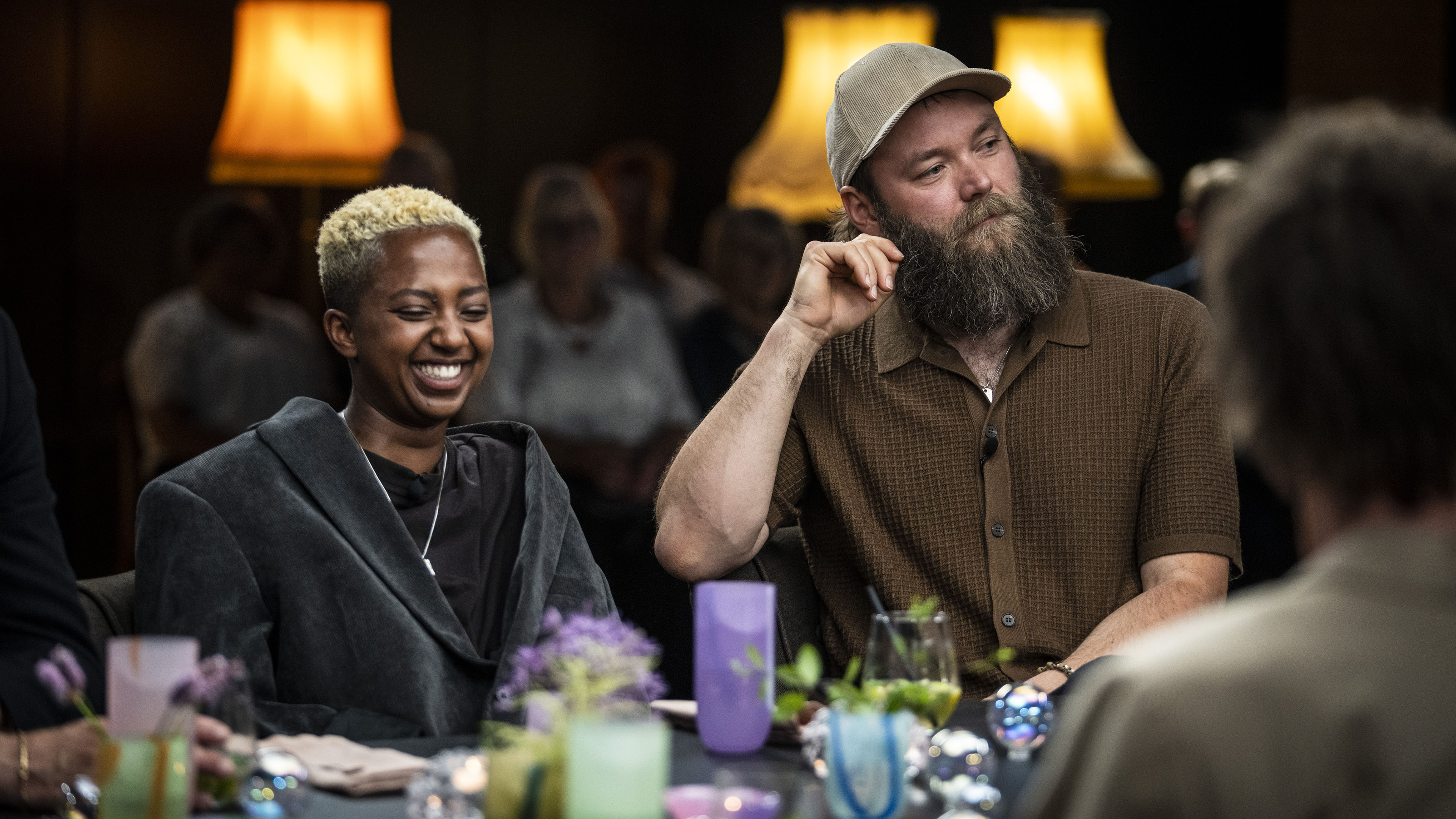 Mekdes og Thomas Alstrup i 'Toppen af poppen'.