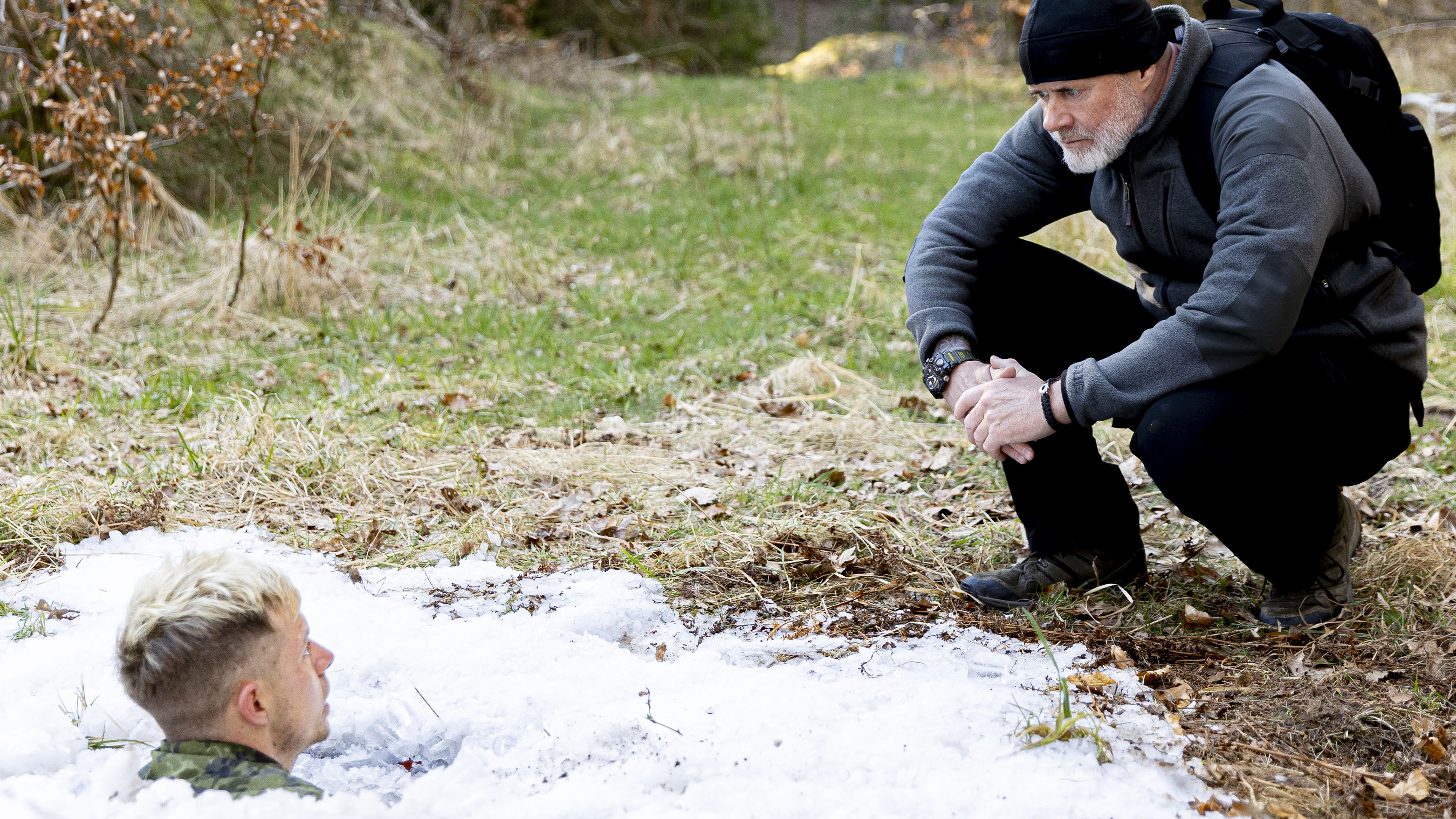 Patrick Simiglai og Thomas Rathsack i 'Korpset - gjort af det rette stof'.