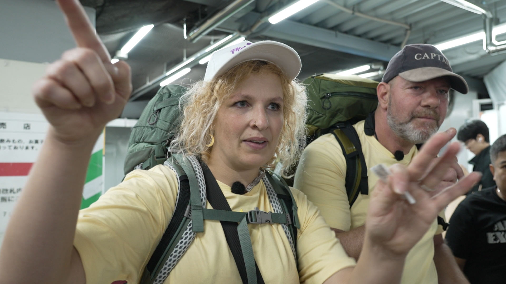 Mette og Michael fra Gult hold i Tokyo. 