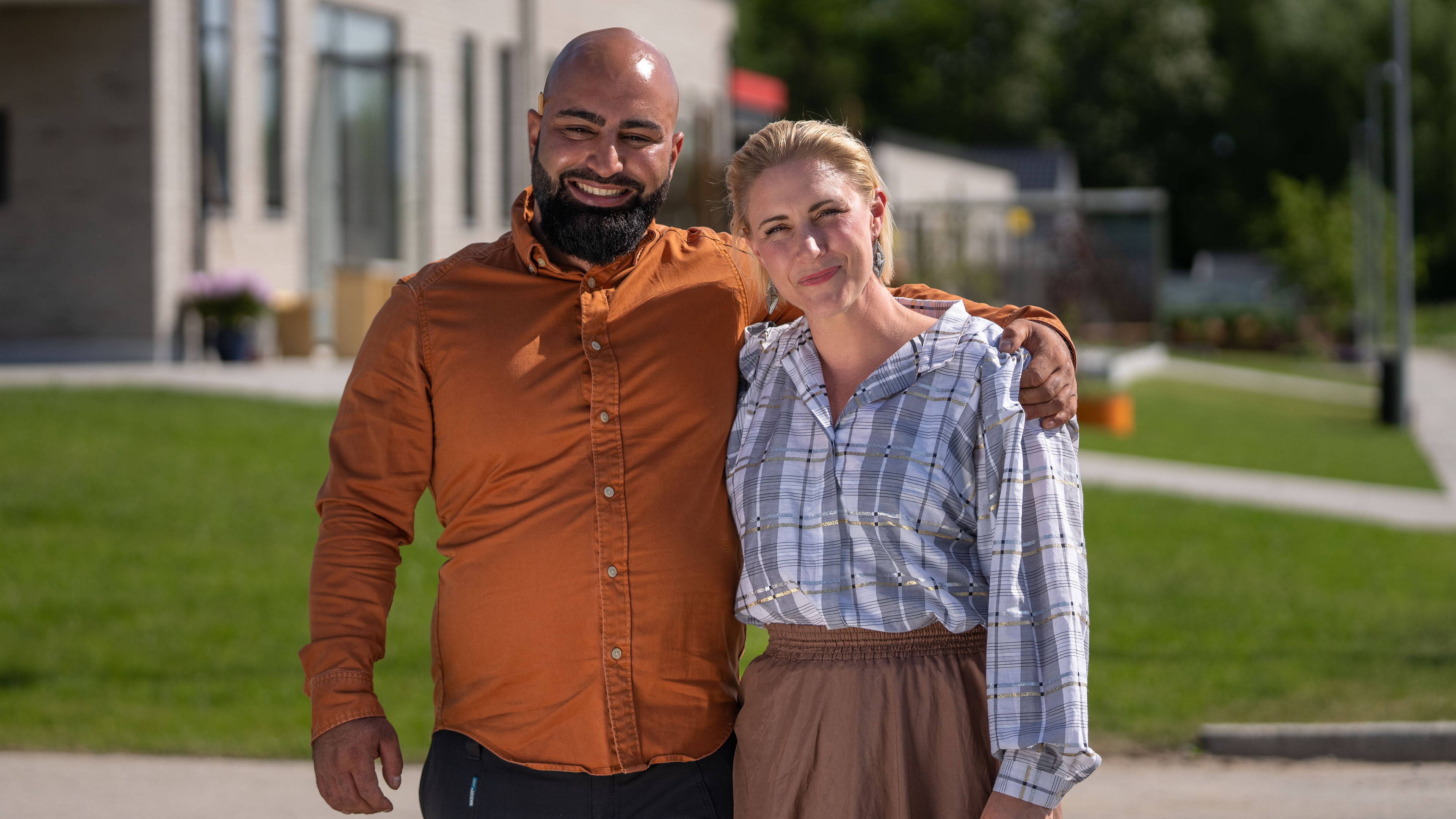 Önder Yazar og Mette Helena Rasmussen. 