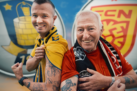 Casper og Erland holder med hver deres klub. Mød dem i 'Mere end en klub'.