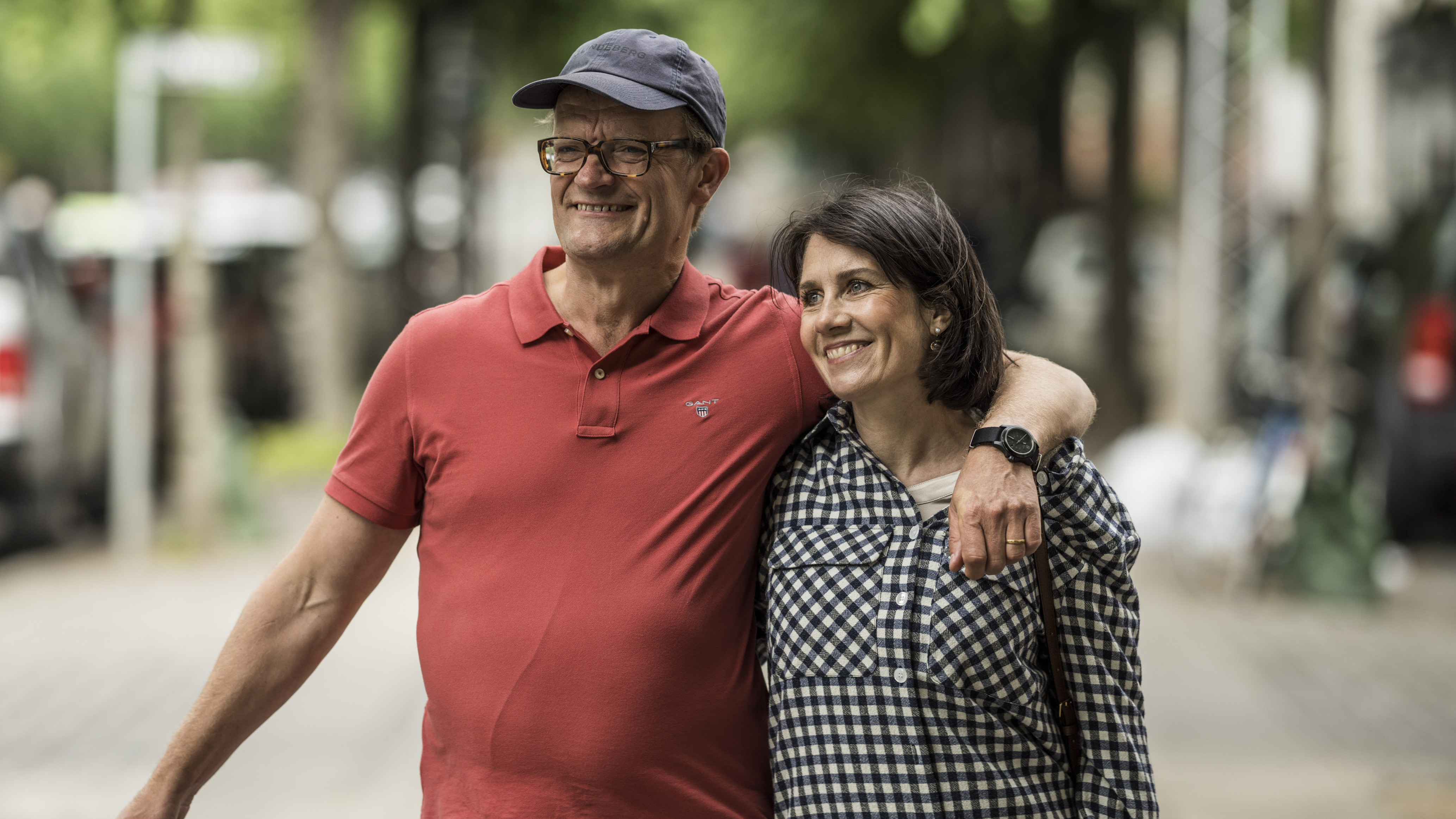 Frank (Frank Hvam) og Mia (Mia Lyhne) i 'Klovn' 9.