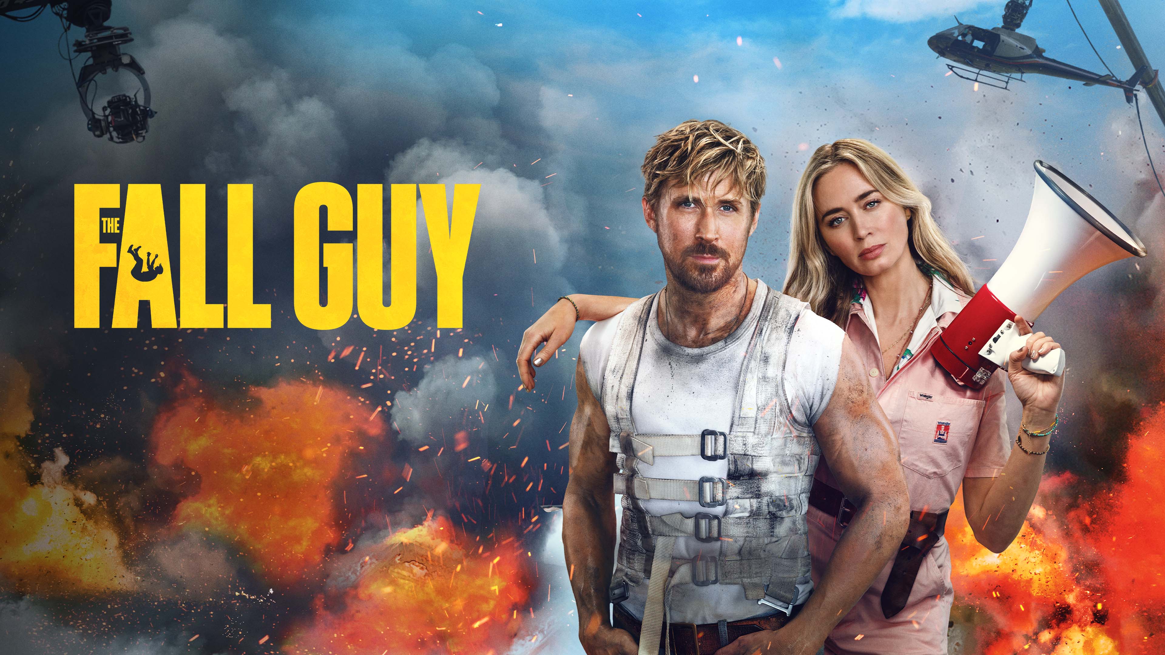 Fra SkyShowtime kommer filmen 'The Fall Guy' med Ryan Gosling og Emily Blunt.